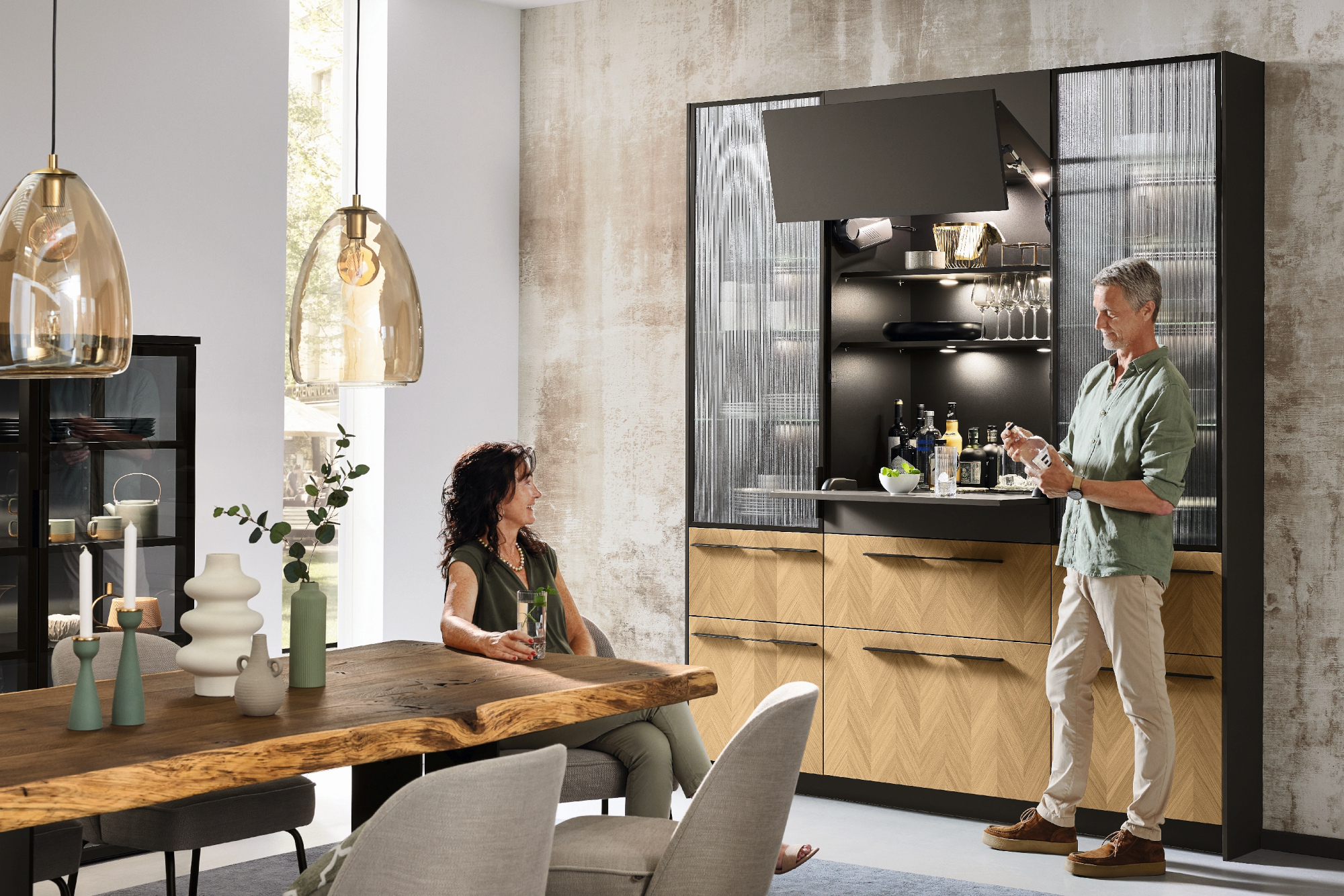 Ballerina Fischgrät Intarsia