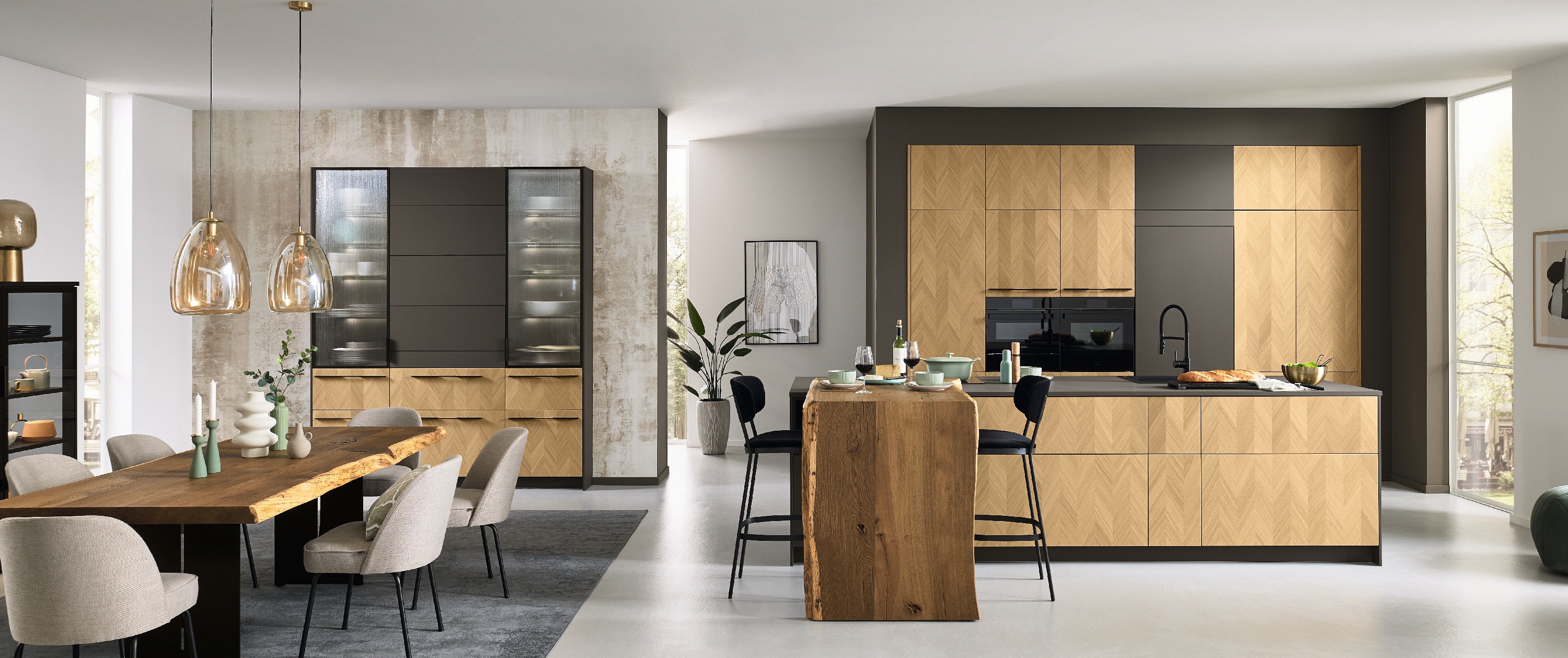 Ballerina Fischgrät Intarsia