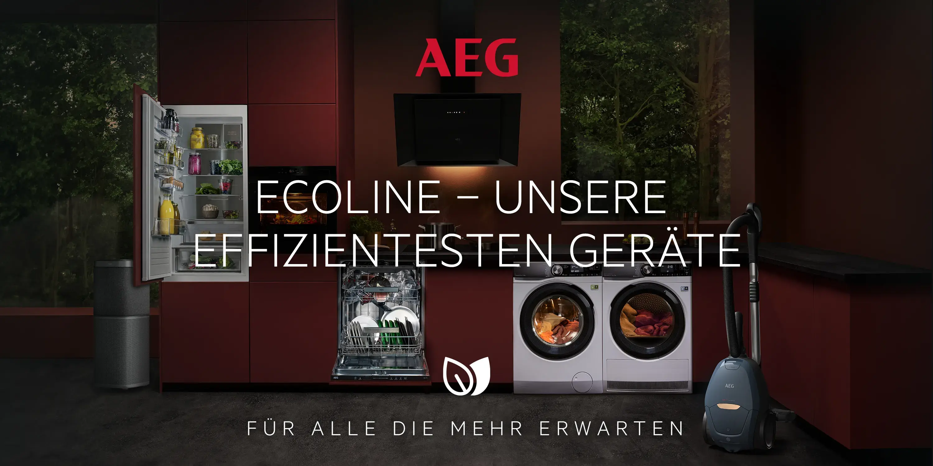 AEG Ecoline Titelbild - unsere effizientesten Geräte. 